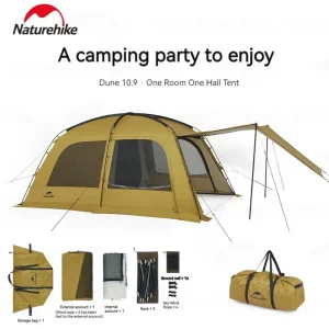 Tent 6 People 4 Seasons With Chimney Hole
